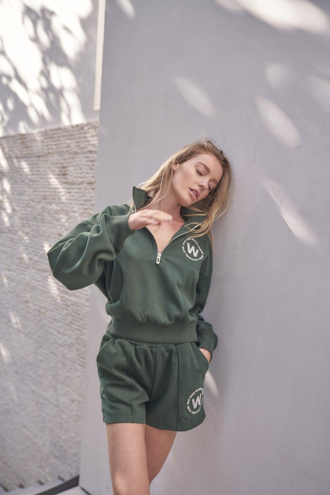 High-waist Sweat Short