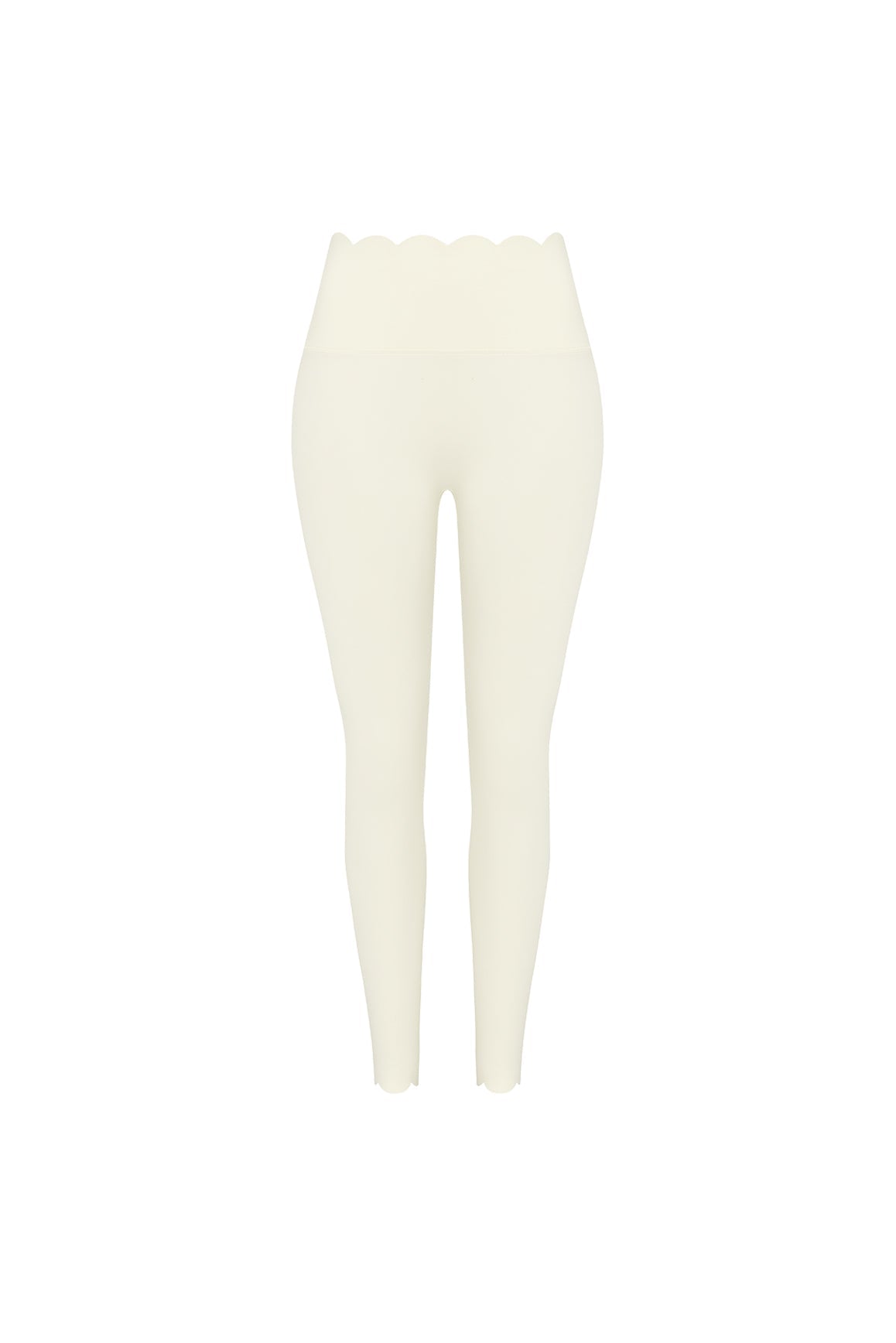 High-Waist Scallop Scrunch Legging