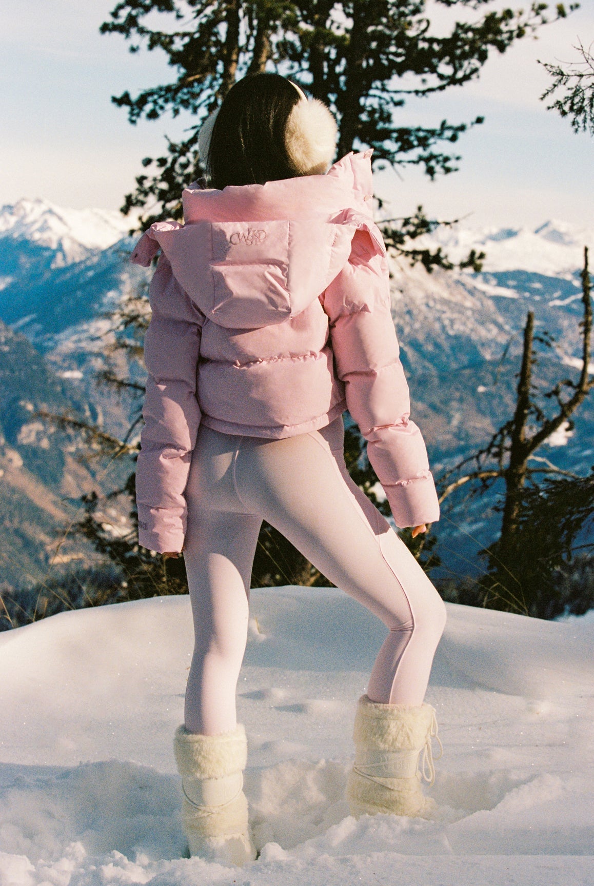 WISKII Cropped Convert Down Jacket