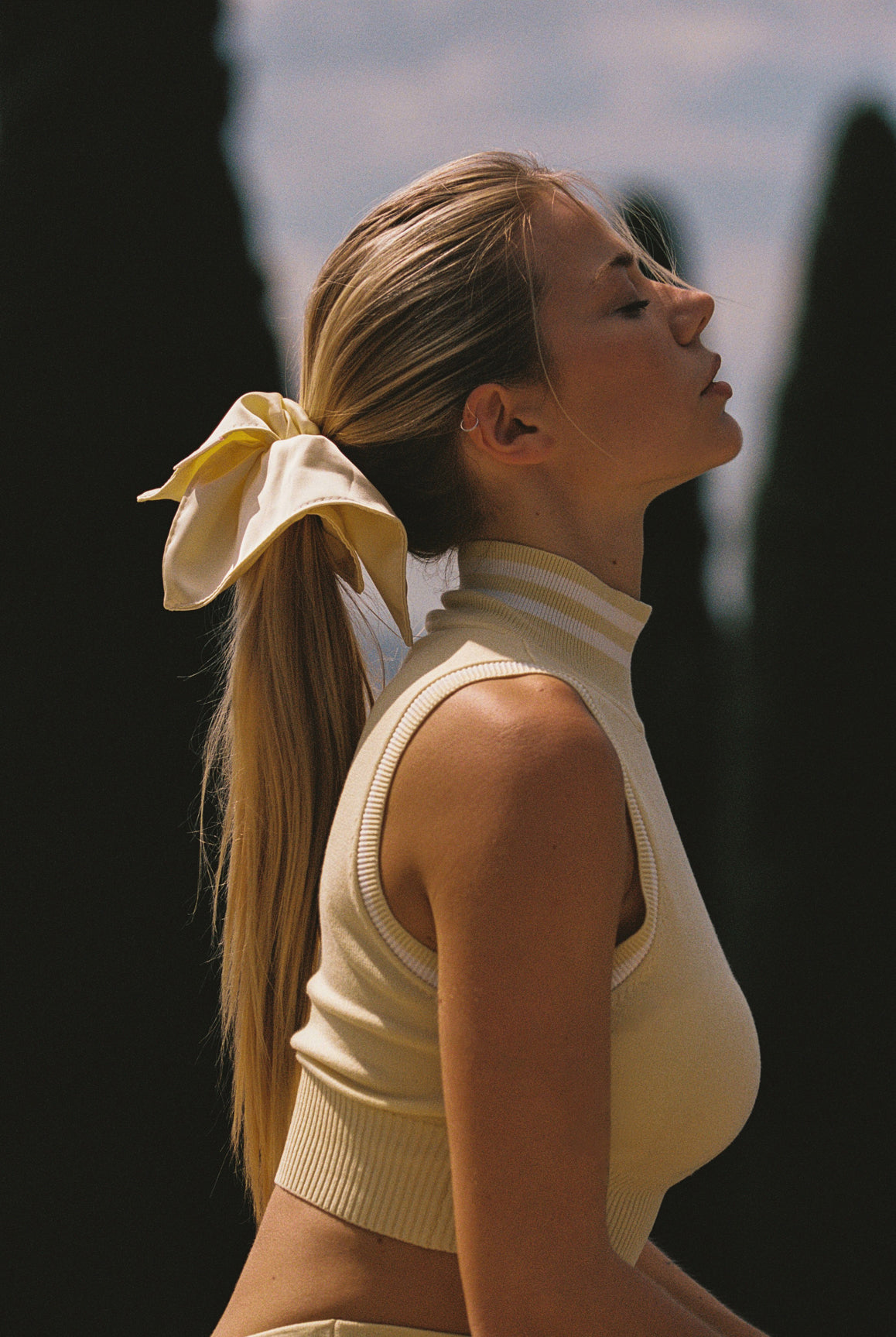 Mirto Knit Mock Neck Tank