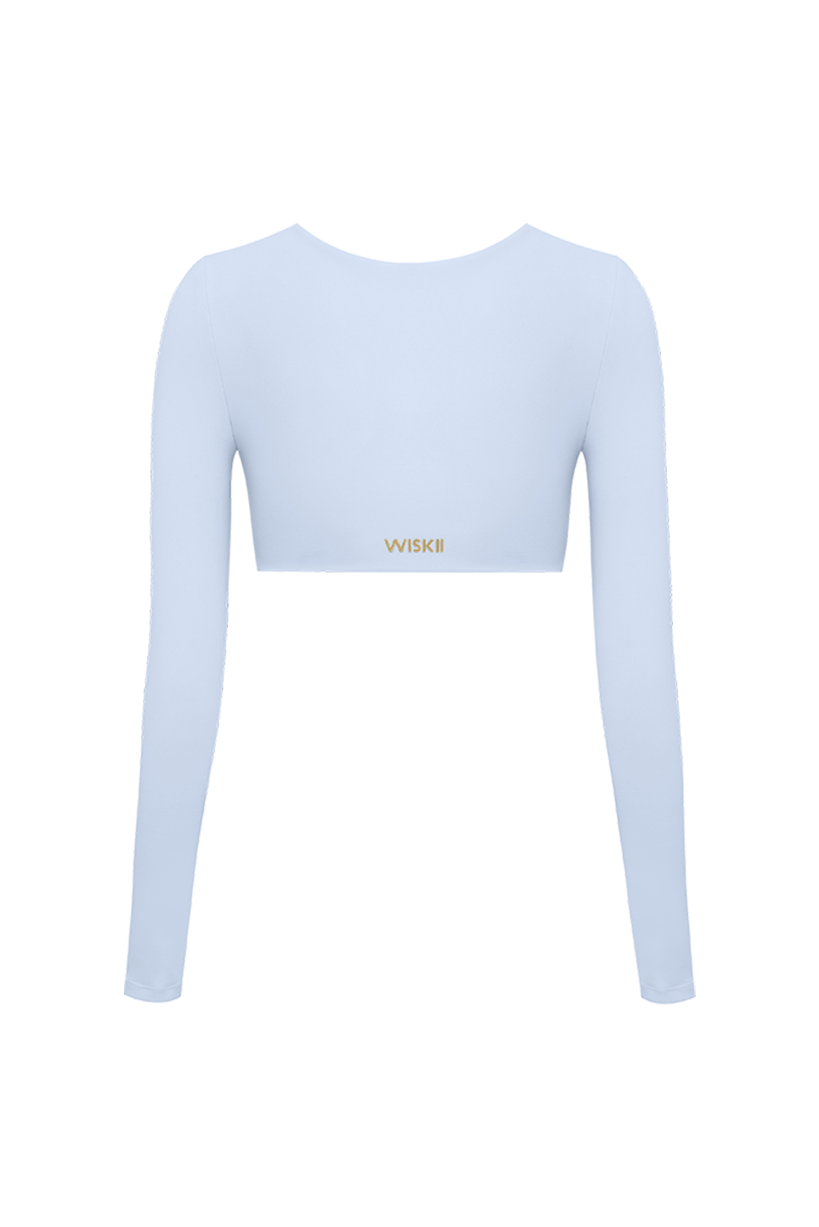 Twist-Front Long Sleeve Crop Top