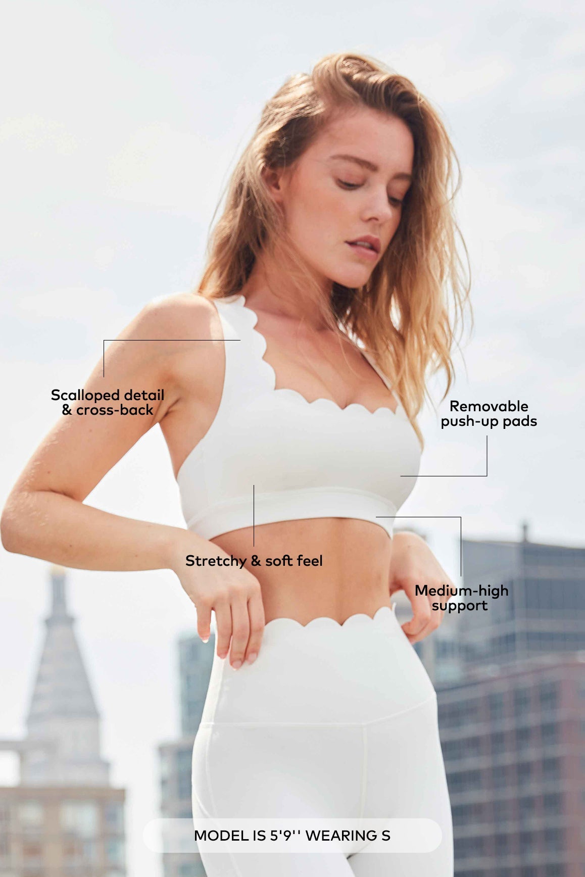 Cross Back Sports Bra